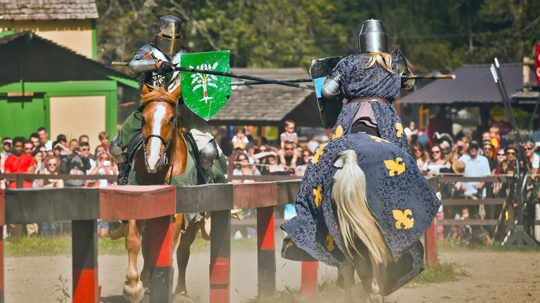 Renaissance fair joust