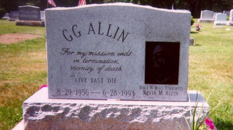 GG Allin gravesite