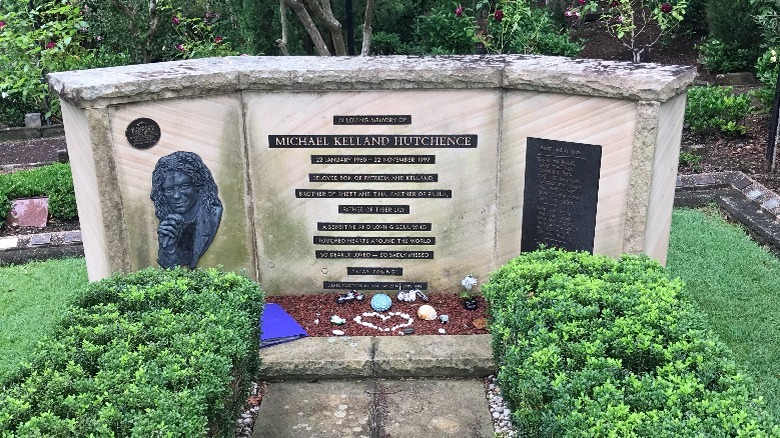 Memorial to Michael Hutchence at Northern Suburbs Crematorium