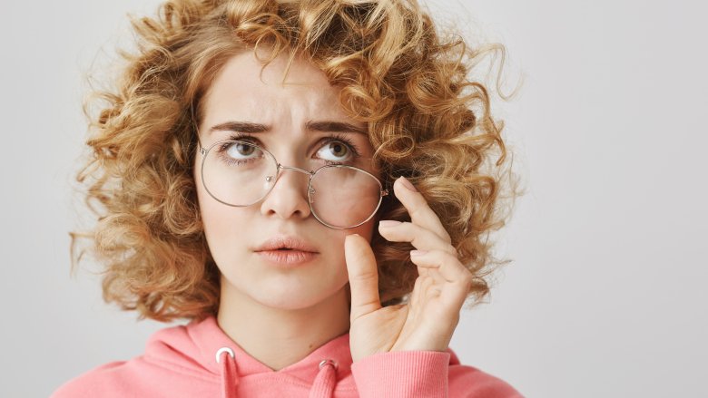 Woman in glasses