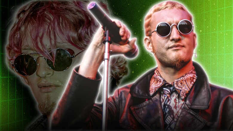 side by side photos of layne staley with sunglasses