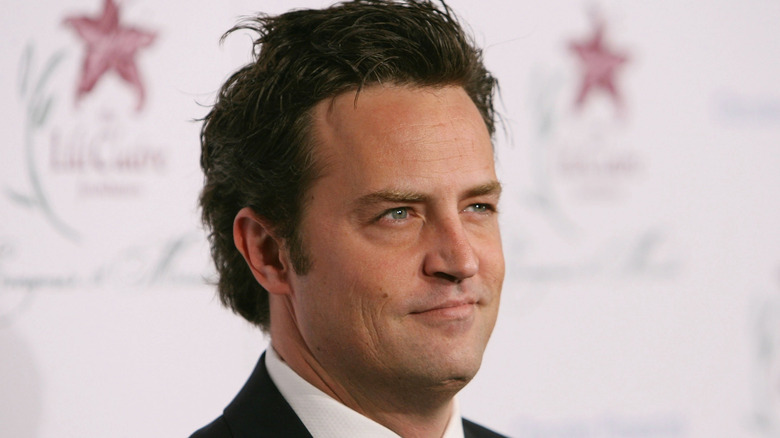 matthew perry smiling at event in 2022