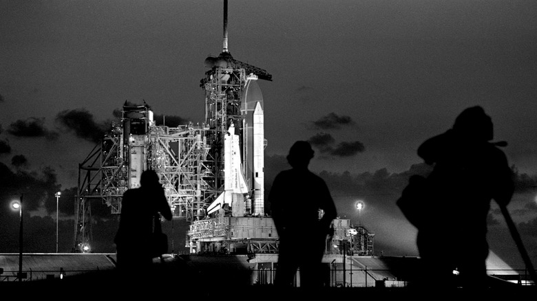 challenger shuttle ready for launch