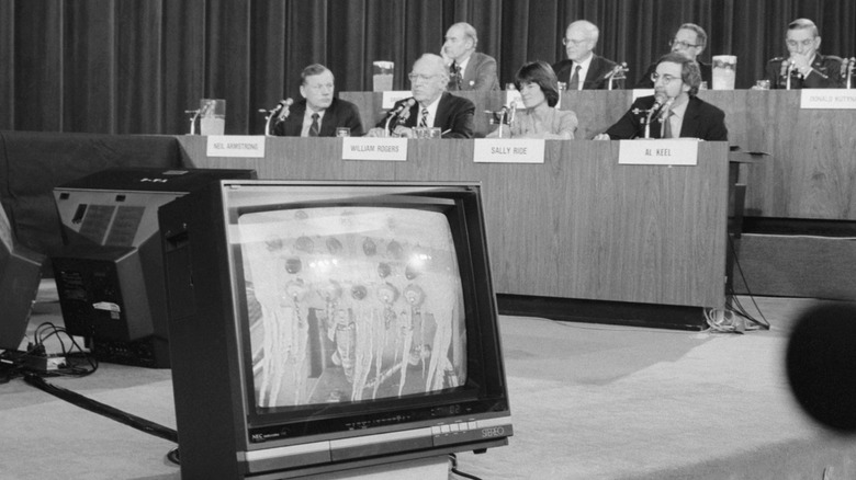 members of presidential commission on challenger disaster