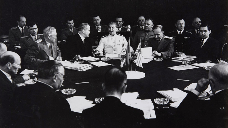 world leaders at potsdam conference