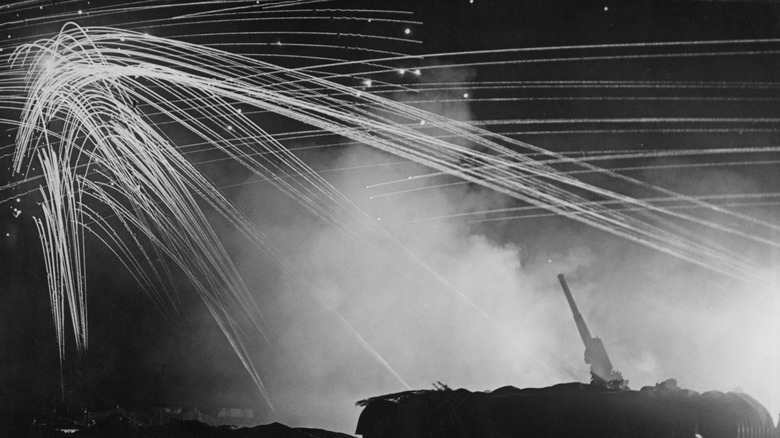 WWII anti-aircraft spotlights