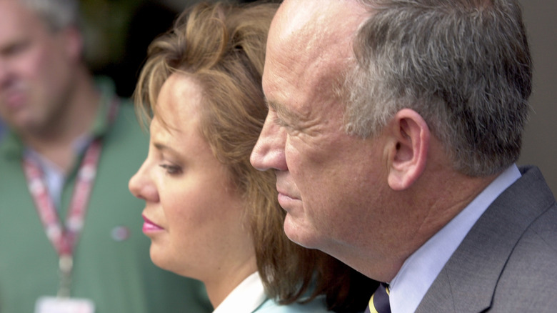 John and Patsy Ramsey at memorial service