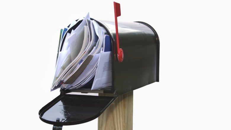 Mail in mailbox