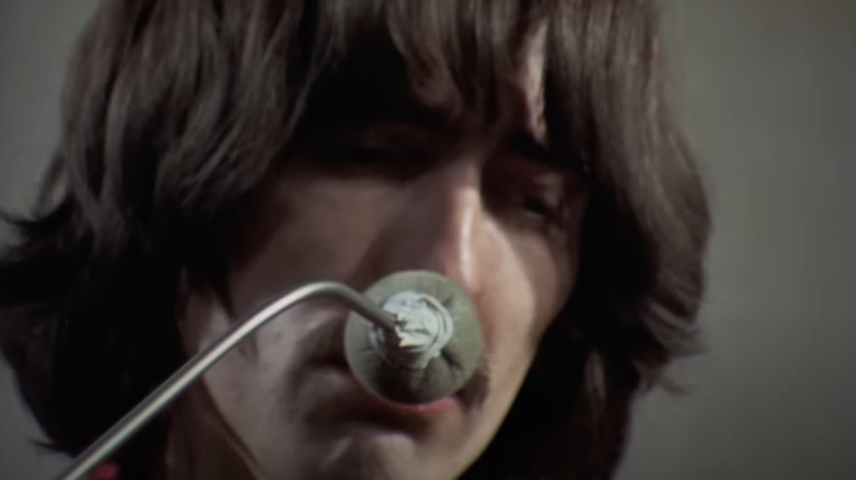 george harrison sad microphone let it be