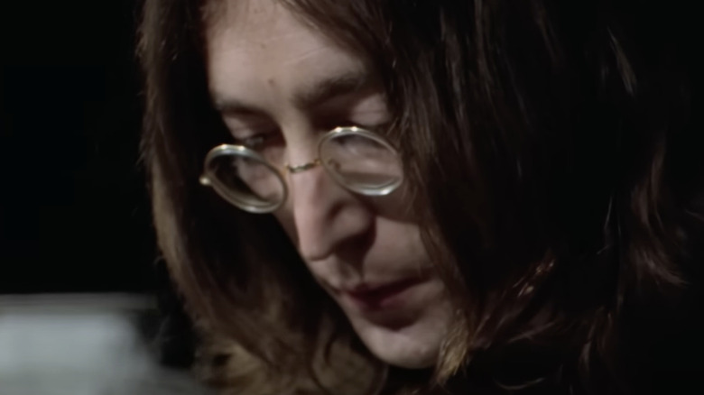 john lennon looking down let it be