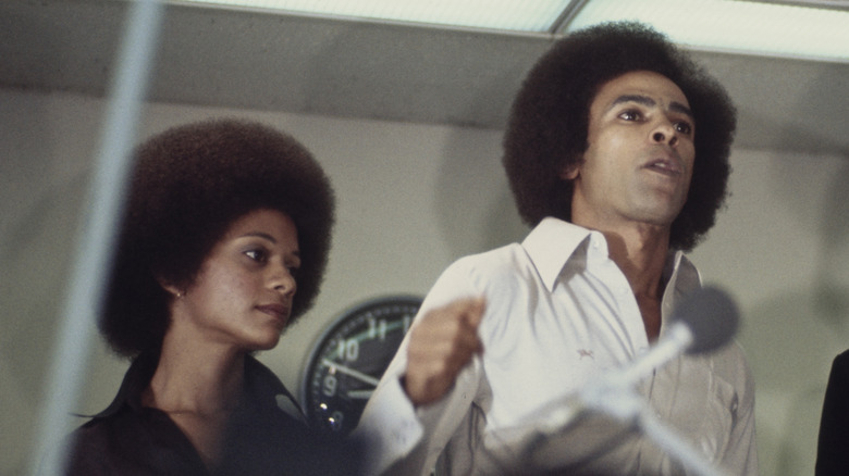 Gwen Fonatine and Huey Newton 