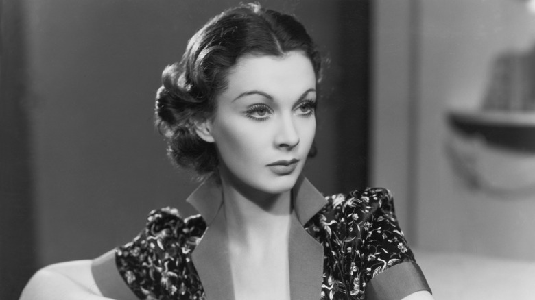 Vivien Leigh in collared blouse