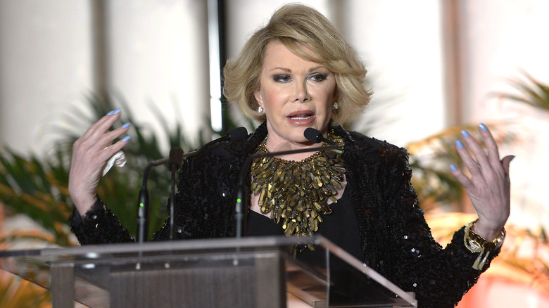 Joan Rivers speaking