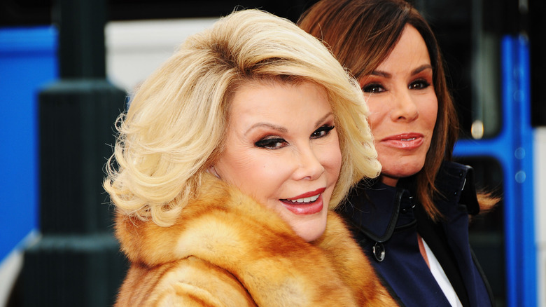 Joan Rivers smiling