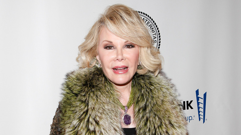 Joan Rivers posing