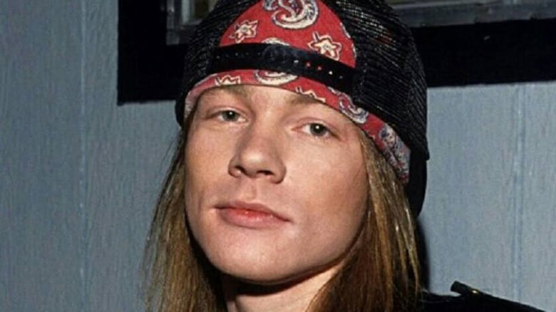 Axl Rose smiling