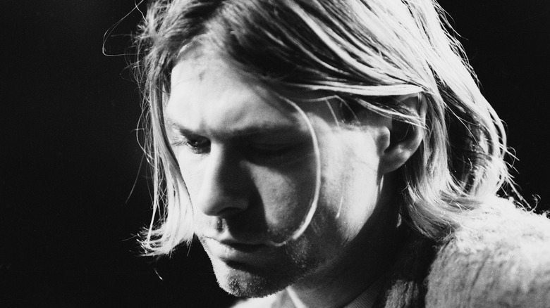 Kurt cobain looking down