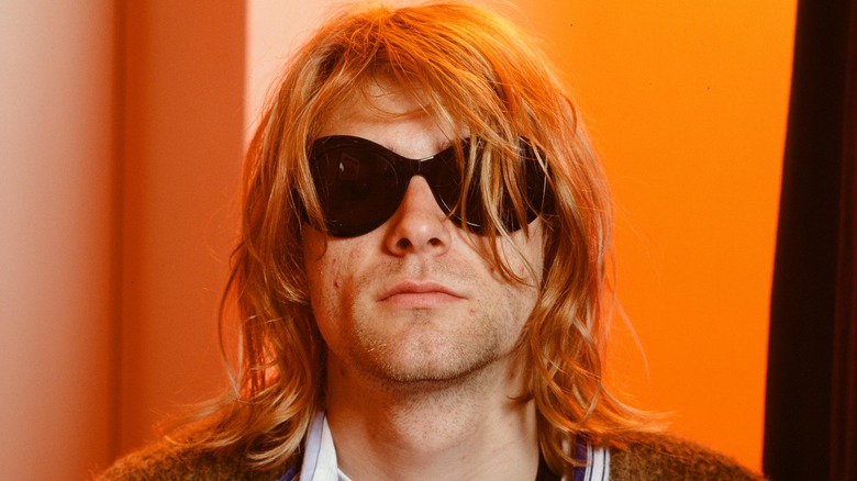 Kurt Cobain in sunglasses