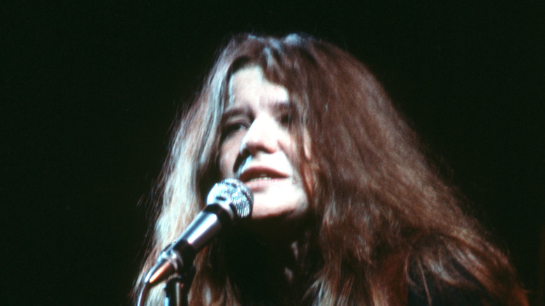 Janis Joplin performing in 1968