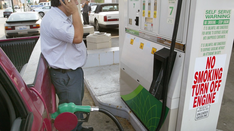 Cell phones gas station