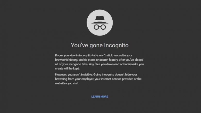 Incognito mode