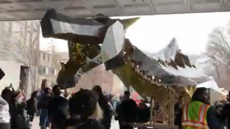 Cornell University Dragon Day sculpture, 2019