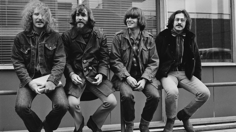 Creedence Clearwater Revival pose for band photo