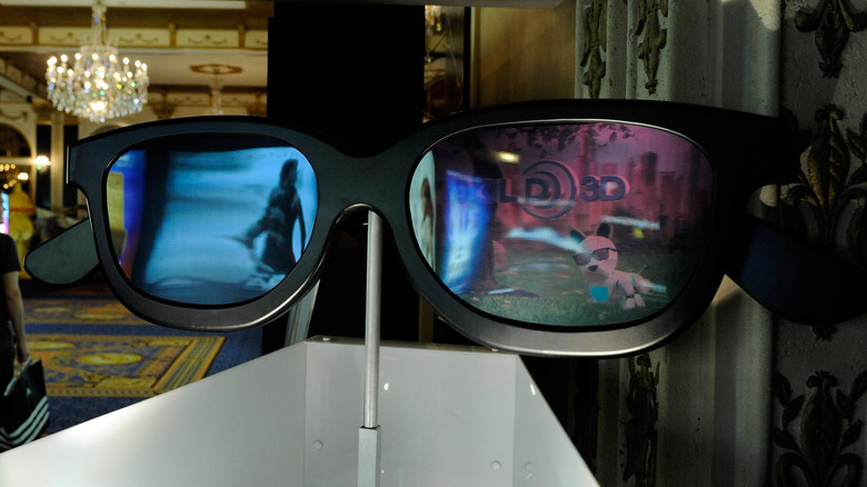 RealD 3D glasses on display