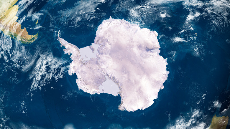 Antarctica seen from space