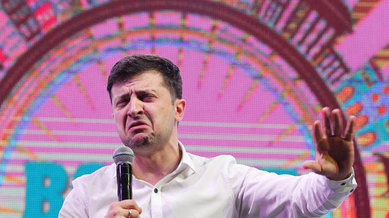 Zelensky performing