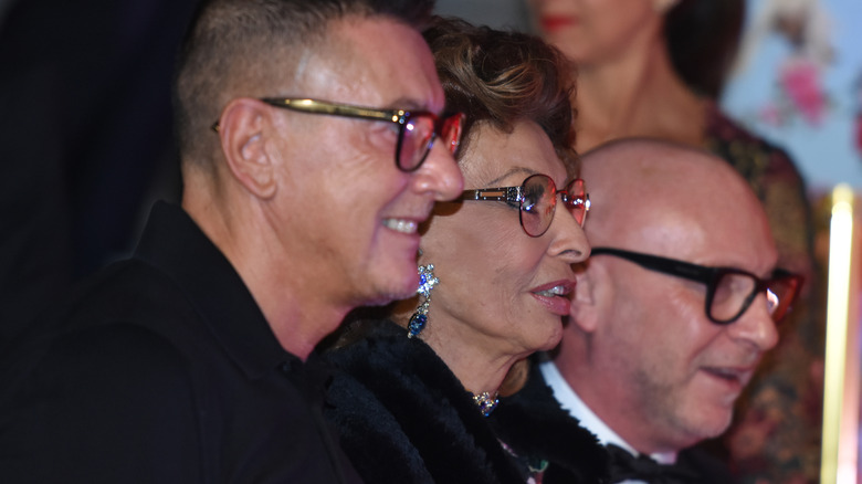 sophia loren with dolce and gabbana