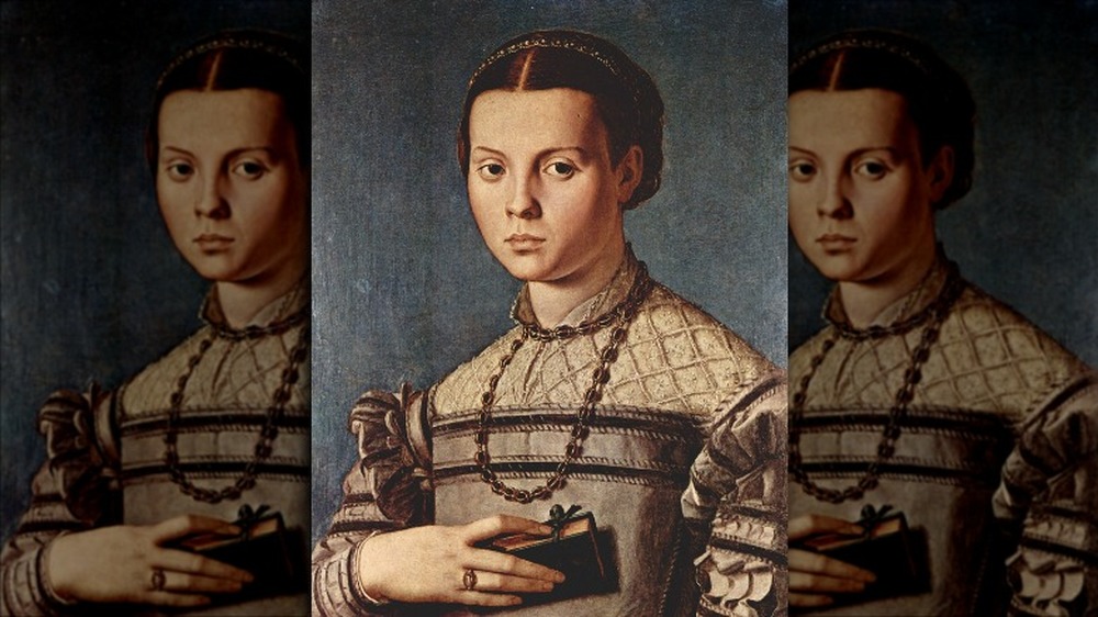 Portrait of a girl with a book, Bronzino, 1545