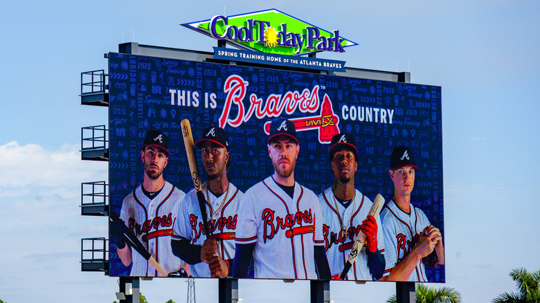 Atlanta Braves jumbotron