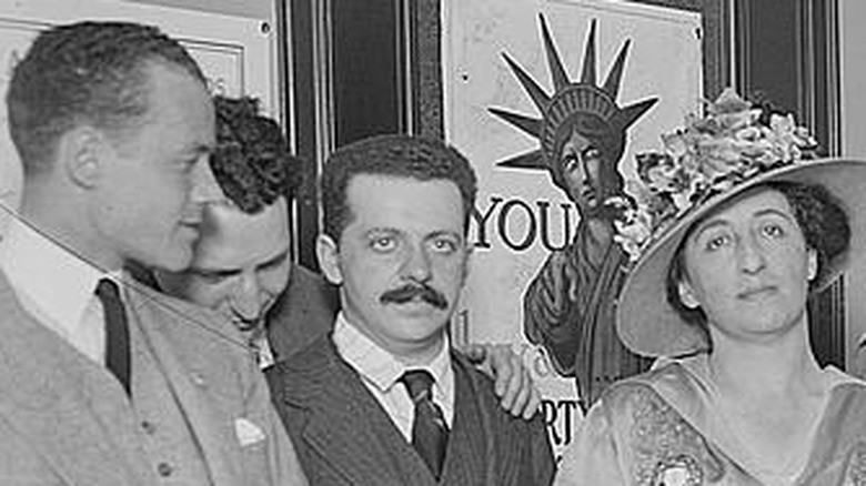 Edward Bernays posing