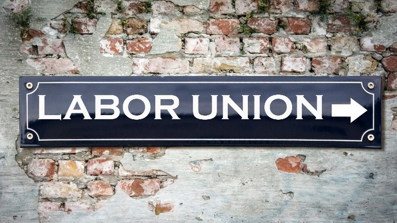 labor union sign