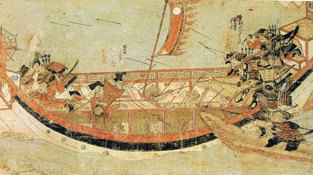 mongol ship in battle