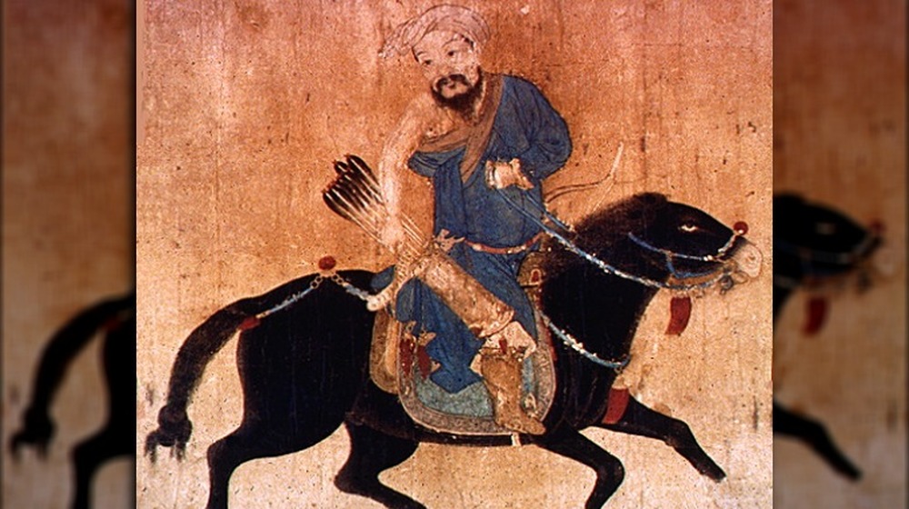 mongol cavalry riding horse