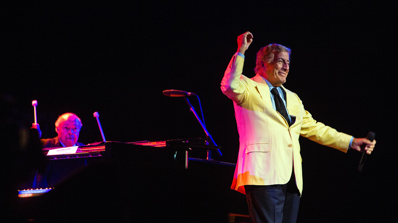 Tony Bennett on stage