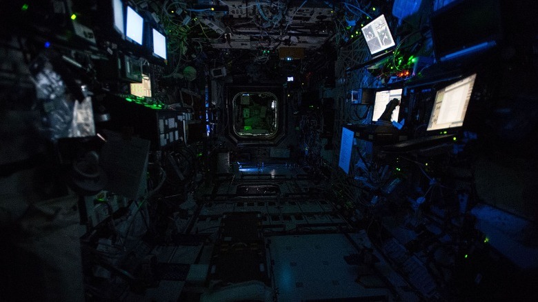  The International Space Station's Destiny Laboratory at "night"