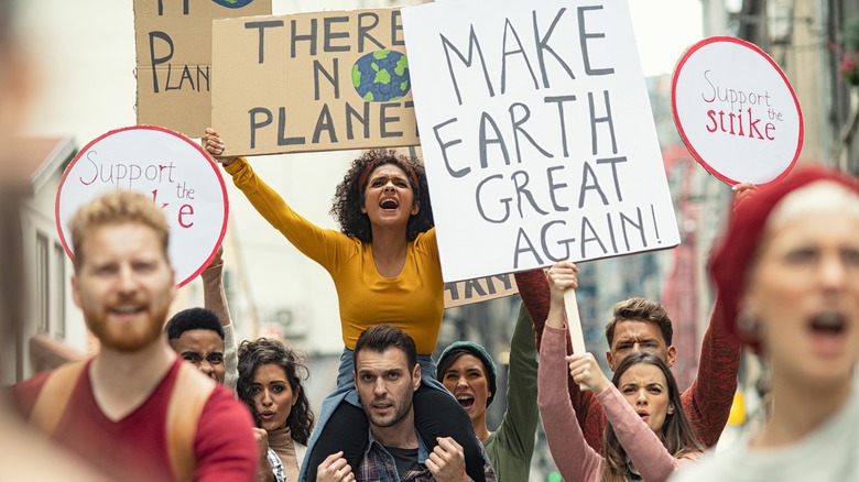 Climate change demonstration