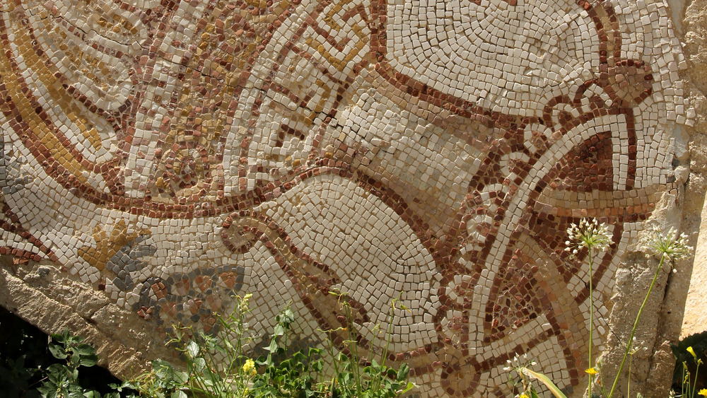 wine mosaic