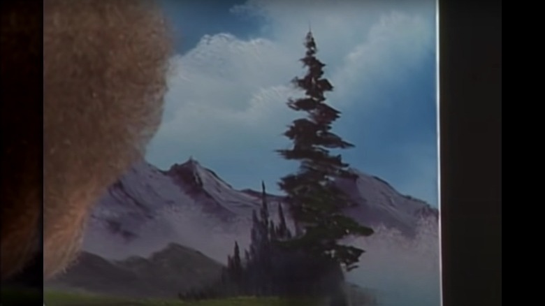 Bob Ross painting