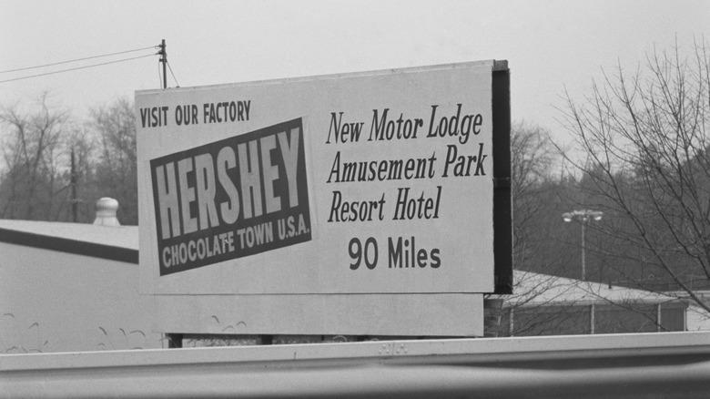 Hershey factory billboard