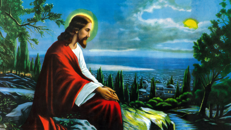 jesus praying
