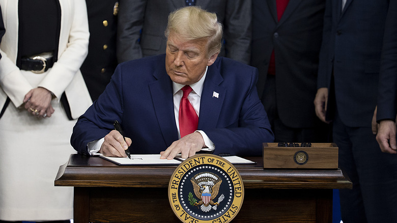 Trump signing ceremony