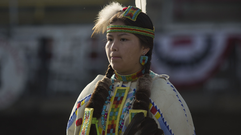 Denae Smith of the Yakama Nation posing for a photo