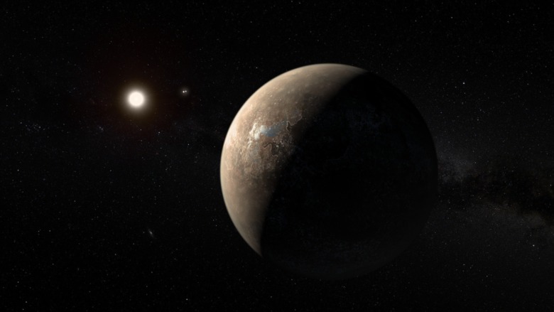 Artist's depiction of Proxima b