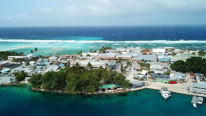 Majuro Atoll on the Marshall Islands 