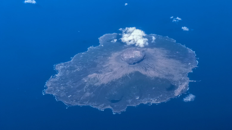 aerial view of Miyakejima