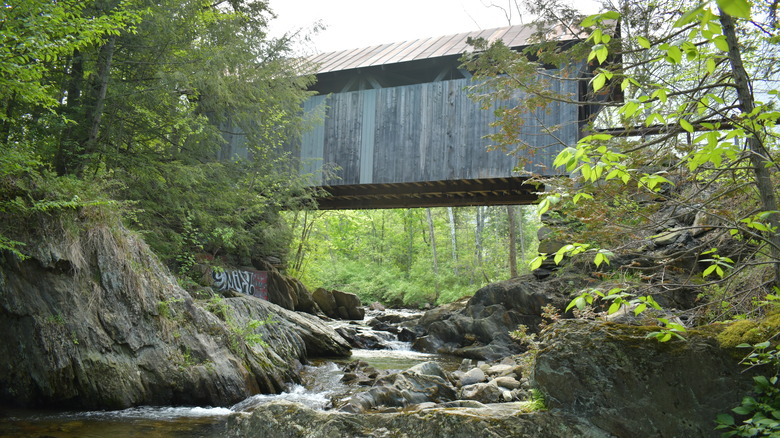 emily's bridge in stowe vermont